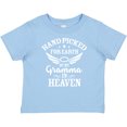 thumbnail image 3 of Inktastic Handpicked for Earth By My Gramma in Heaven with Angel Wings Boys or Girls Baby T-Shirt, 3 of 5