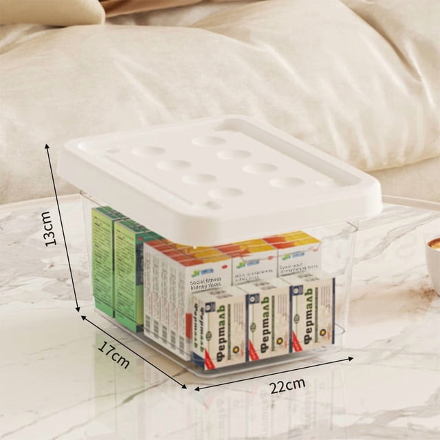 Eco-Friendly Small Multi-Layer Plastic Medicine Organizer with Customizable Logo – Portable Household Medication Storage Box for First Aid Supplies, High-Quality Durable Multi-Functional Medical Kit