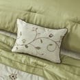thumbnail image 5 of Madison Park Serene 7-Piece Fabric Embroidered Comforter Set in Green, 5 of 12