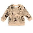 thumbnail image 3 of Disney Mickey Mouse Goofy Toddler Boys Fleece Sweatshirt and Pants Set Mickey Mouse Gray 2T, 3 of 5