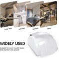 thumbnail image 5 of Door Stops, Transparent Door Stops Adhesive Door Stops for Floors and Parquet, Door Stops Protection for Doors and Walls, 6pcs, 5 of 5