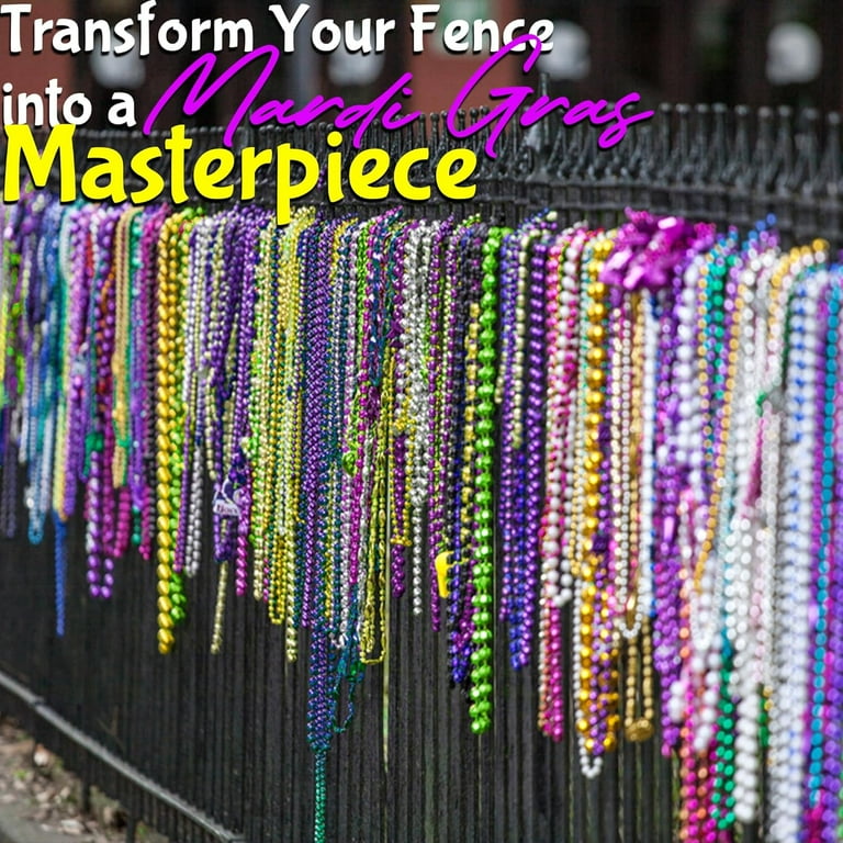 Fun Express Bulk Mardi Gras Beaded Necklace Assortment 1000 Pc
