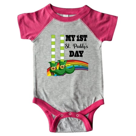 

Inktastic 1st St Paddys Day Irish St Patricks Gift Baby Boy or Baby Girl Bodysuit