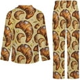 thumbnail image 6 of Top-kevin Cute Ghost Cherry Women's Long-Sleeve Shirt And Full-Length Bottom Pajama Set, 6 of 12
