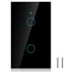 thumbnail image 1 of Interruptor inteligente WIFI Jadeshay de pantalla táctil negro, 1 of 8
