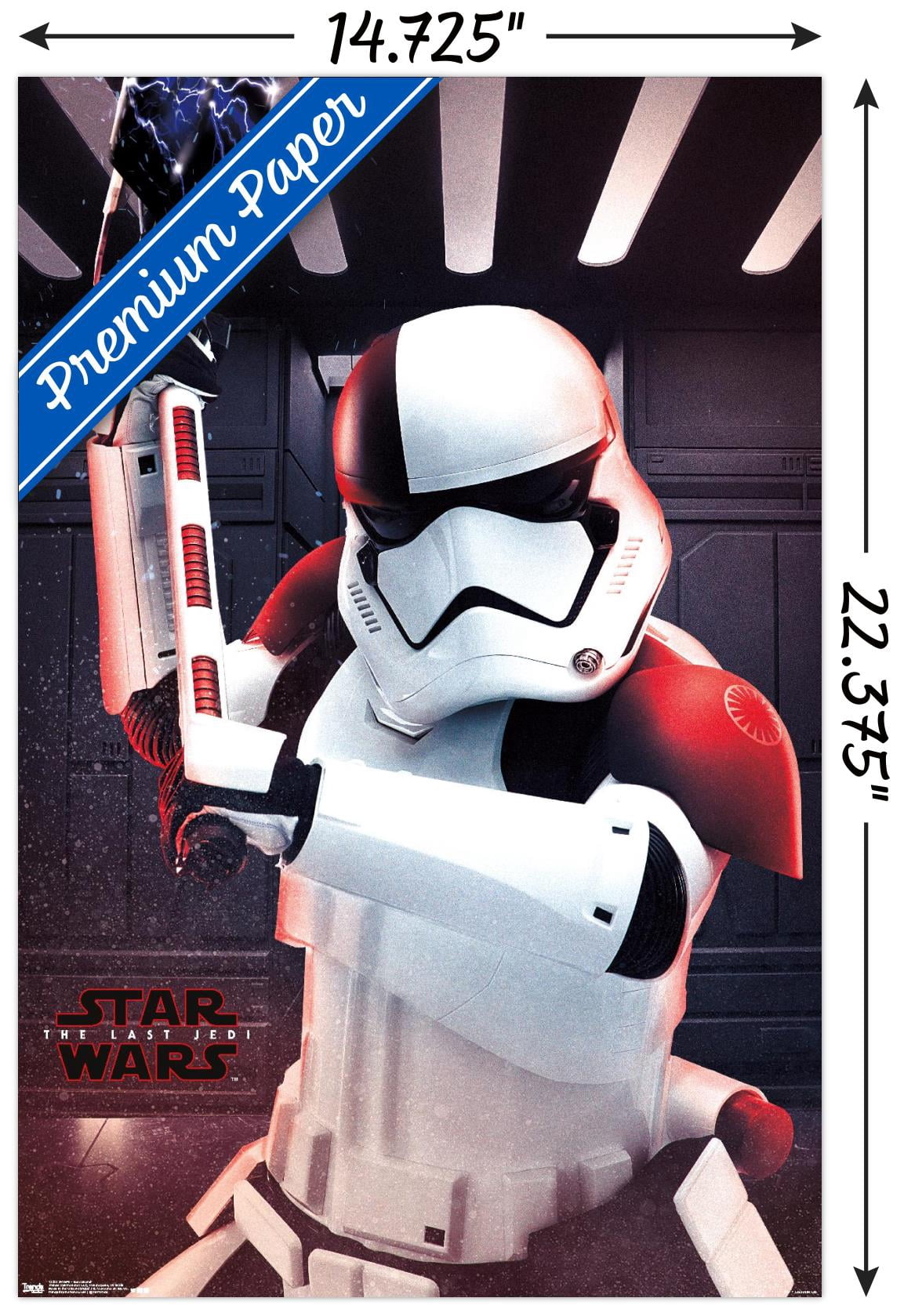 Star Wars: The Last Jedi - Executioner Wall Poster, 14.725" x 22.375"