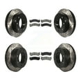 thumbnail image 1 of Transit Auto Front Rear Coated Drilled Slotted Disc Brake Rotors and Semi-Metallic Pads Kit for Car Chevrolet GMC Sierra 2500 HD Silverado 3500 Classic Suburban Yukon XL Avalanche KDS-100173, 1 of 11
