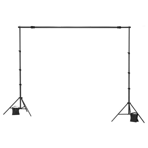 7x10 ft Portable Backdrop Stand Kit with Carry Bag - for Photo Studio, Party, Wedding, Events