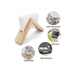thumbnail image 2 of 2pcs Servilletero Triangular De Madera Minimalista 12 Cm Xtellar cafe, 2 of 4