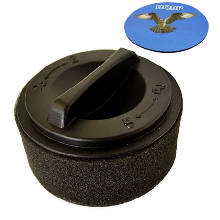 Compact Filter Case - HQRP Inner & Outer Circular Filter for Bissell PowerForce Compact 23T7V; 23T75, 23T76, 23T78 Vacuum Cleaner + HQRP Coaster