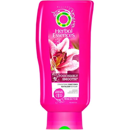 Herbal Essences Touchably Smooth Conditioner, With A Fusion Of Pink Lily Rose & Asian Silk, 23.7 fl oz