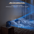 thumbnail image 3 of CIVPOWER 8" Air Circulator Fan Desktop Fan for Home Office Kitchen 4 Speeds 270Â° Adjustable, 3 of 8