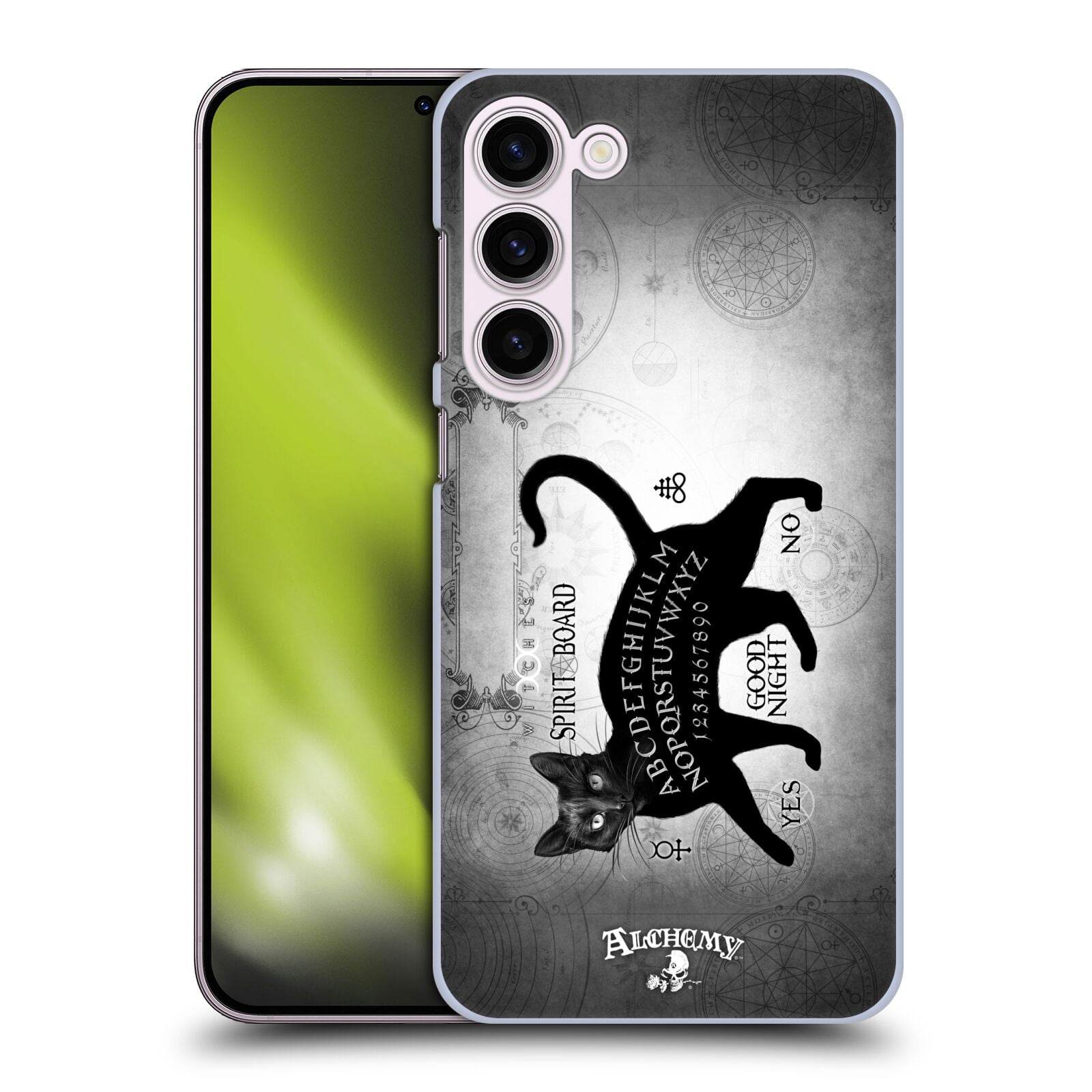 Head Case Designs Officially Licensed Alchemy Gothic Cats Black Cat Spirit Board Hard Back Case Compatible with Samsung Galaxy S23+ 5G