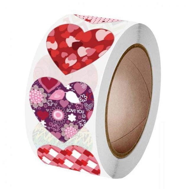 Surtido de pegatinas de corazones Strade Fareast Limited para tarjetas e invitaciones hechas a mano 4 piezas