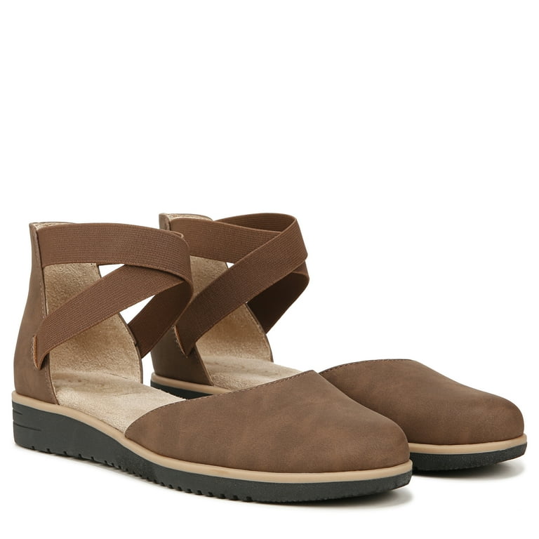 SOUL Naturalizer Womens Intro Ankle Strap Casual Flats - Medium