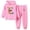 Pink, variant on mgoYE Girls' Clothing Set Floral Print Hoodies Sweatpants 2 Piece Outfits Kids Sweatsuit Tracksuit Jogger Set