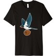 thumbnail image 1 of European Swallow Carrying a Coconut Holy Grail Premium T-Shirt - As Picture - L, 1 of 2