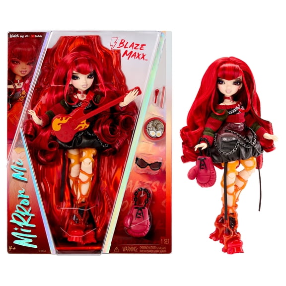 Mirror Mi Blaze Maxx Fashion Doll with Accessories, Electric Emotion Fantasy Doll