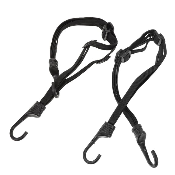 RENACLIPY 2pcs Elastic Rubber Binding Straps for Secure Hold on Motorcycle Gear and Outdoor Equipment