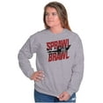 thumbnail image 4 of Sprawl and Brawl Muay Thai Fight Sweatshirt for Men or Women Brisco Brands M, 4 of 6