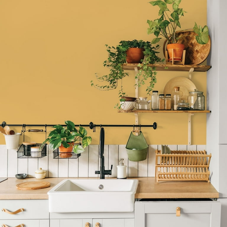 Glidden Yellow Bouquet swatch  Kitchen color yellow, Kitchen wall colors, Yellow  paint colors