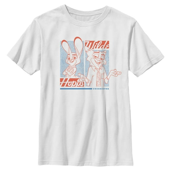 Boys Zootopia 2 Judy Hopps and Nick Wilde Undercover T Shirt
