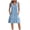 Light Blue, variant on Ayolanni Solid Spring Dresses for Women Modest V-Neck Sleeveless Midi A-Line Dress Ruffle Beach Pleated Casual Vacation Sundress with Pockets Green L