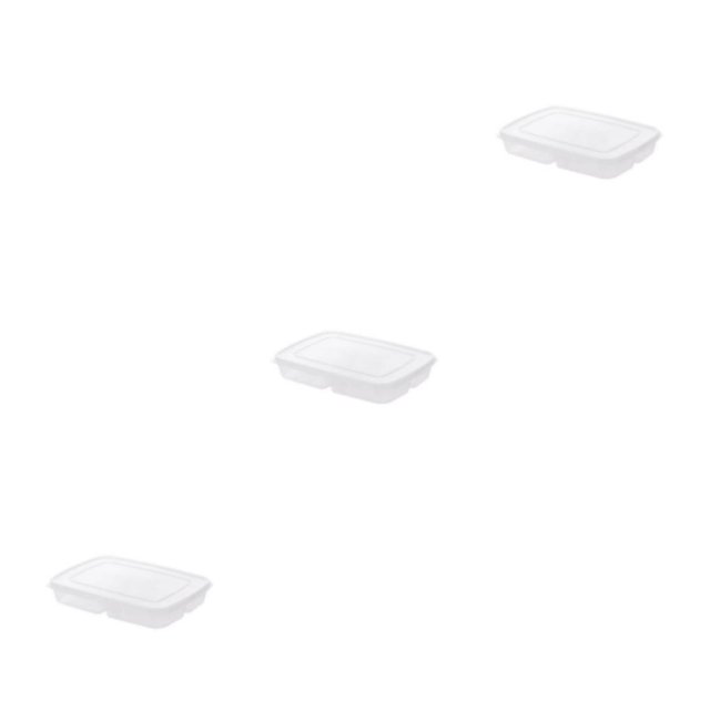 Transemion 1/2/3/5 Conteneurs de Stockage pour Réfrigérateur pour Viande Froide - Boîte de Rangement Grand et Durable Conteneur de Viande Froide Crisper 3 Pcs