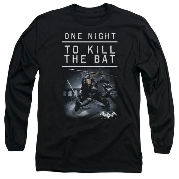 Batman Men's  One Night Long Sleeve Black