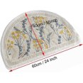 thumbnail image 5 of Jinsinto Half Round Bathroom Rug Mat Small Area Rug Bedroom Mat（16x24''), 5 of 5