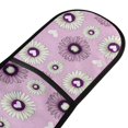 thumbnail image 2 of Dailycode Double Sided Oven Mitt with Loop Heat Resistant Kitchen Long Potholders 7" x 35" Chamomile Flower with Heart, 2 of 6