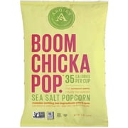 Angie's Boom Chicka Pop Boom Sea Salt Popcorn, 5 oz, (Pack of 12)