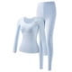 thumbnail image 2 of Conjuntos de blusas y camisas de cuello redondo y manga larga para niños, ropa de dormir de cuello redondo, conjunto de manga larga lisa, pantalones largos, ropa de hogar gruesa, prendas de poliéster, 2 of 7