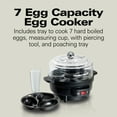 Hamilton Beach Egg Cooker with BuiltIn Timer and Poaching Tray, 7 Eggs
