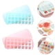 thumbnail image 3 of 2pcs Moldes de hielo con cubierta DIY Moldes de fabricación de hielo Bandejas de cubitos de hielo (color surtido), 3 of 6