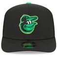 thumbnail image 2 of Men's New Era  Black Baltimore Orioles 2026 St. Patrick's Day 9SEVENTY Adjustable Hat, 2 of 5