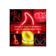 thumbnail image 4 of Tira Led Neón Flex Unicolor Decorativa 5 Metros C/eliminador Color de la luz Rojo, 4 of 5