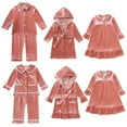 thumbnail image 4 of Albornoz de Navidad para niños, ropa de casa para hombres y niñas canarios, otoño e invierno, conjunto de pijama al por mayor, nuevo, 4 of 4