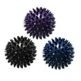 thumbnail image 2 of 3x Spiky Massage Balls massaging Roller Handheld Relax Portable 3.9inch Multipurpose Plantar Balls Spiky Foot Rollers for Hands Arms, 2 of 9