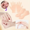 thumbnail image 6 of Yibooy Silicone Prevents Dryness Foot & Hand Spa Mask for Feet/Hand Care (Light Yellow), 6 of 7