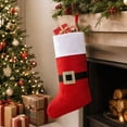 thumbnail image 4 of Christmas Stockings, Classic Holiday Xmas Stocking with Hanging Loop, Gift Bag for Fireplace Mantel, Tree and Family Holiday Decor, 4 of 7