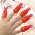 thumbnail image 2 of 10-20Pcs Silicone UV Gel Polish Remover Wraps Soak Off Cap Clip Nail Art Too, 2 of 2