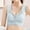 Light Blue, variant on Jacenvly Front Closure Bras for Women Solid Casual Fashion Ladies Bralettes Women Lady Lace Gathered Bra Plus Size Sports Bra Underwear Yoga Hollow Out Bra Cup Khaki