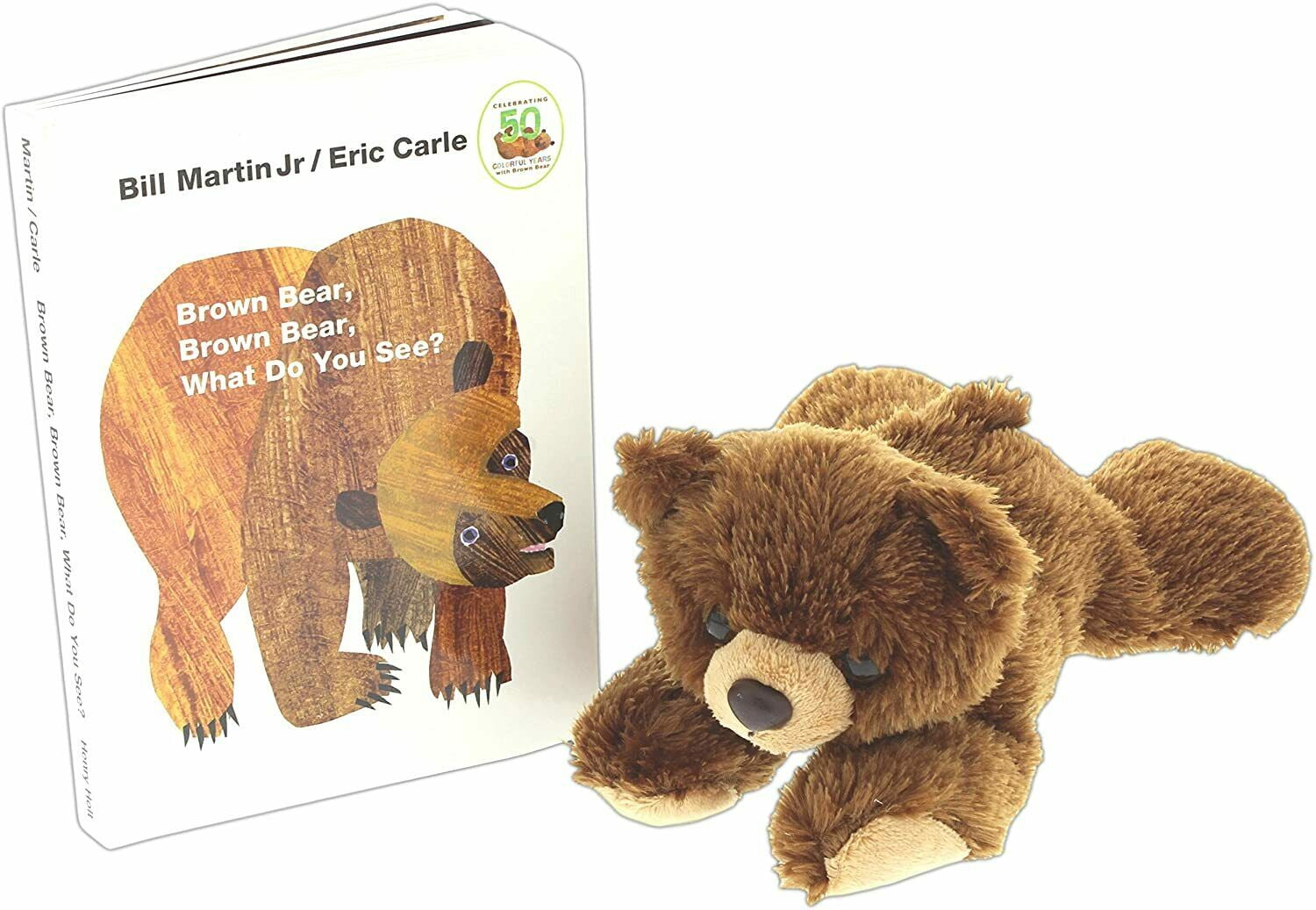 BROWN BEAR, BROWN BEAR, WHAT DO YOU SEE? Book & Stuffed Animal Set