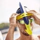 thumbnail image 5 of Tubo de Snorkel para Entrenamiento de Natación, Tubo de Respiración Frontal con Boquilla de Silicona de Montaje Central, Tubo de Respiración Estilo Libre para Adultos A, 5 of 7
