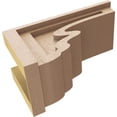 thumbnail image 6 of 6"W x 12"D x 6"H Wide Highland Rough Cedar Woodgrain TimberThane Corbel, Primed Tan, 6 of 6