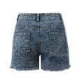 thumbnail image 4 of Viikei Women Shorts Clearance Under $5 New Women Summer Short Jeans Female Pockets Wash Shorts, 4 of 8
