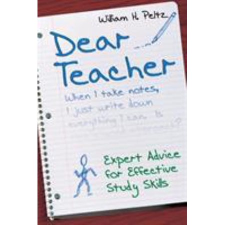 Pre-Owned Dear Teacher: Expert Advice for Effective Study Skills (Paperback) 141293883X 9781412938839