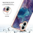 thumbnail image 5 of Case for Moto G24 4G case,Hard IMD Marble Pattern Fashion Design Case for Girls,Enhanced Camera and Screen Protection Cover, 5 of 6