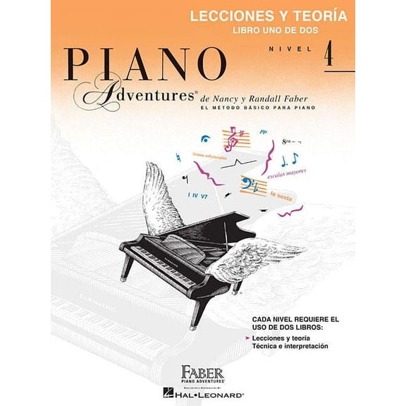 Libro de Lecciones Y Teoria, Nivel 4: Faber Spanish Edition Level 4 Lesson & Theory Book (Paperback) by Nancy Faber, Randall Faber